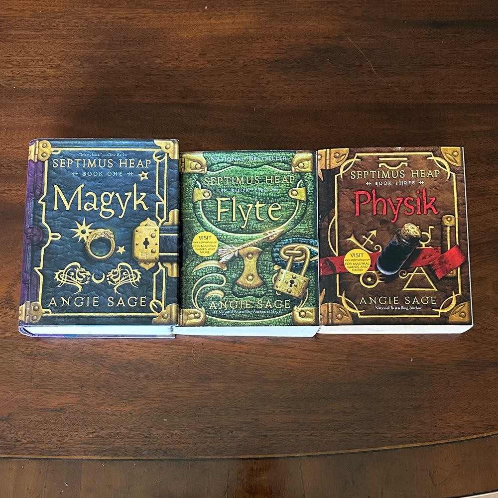Septimus Heap Book Set - Magyk, Flyte, Physik